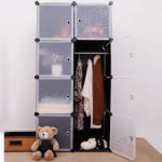 8 Cube Portable Plastic Storage Wardrobe